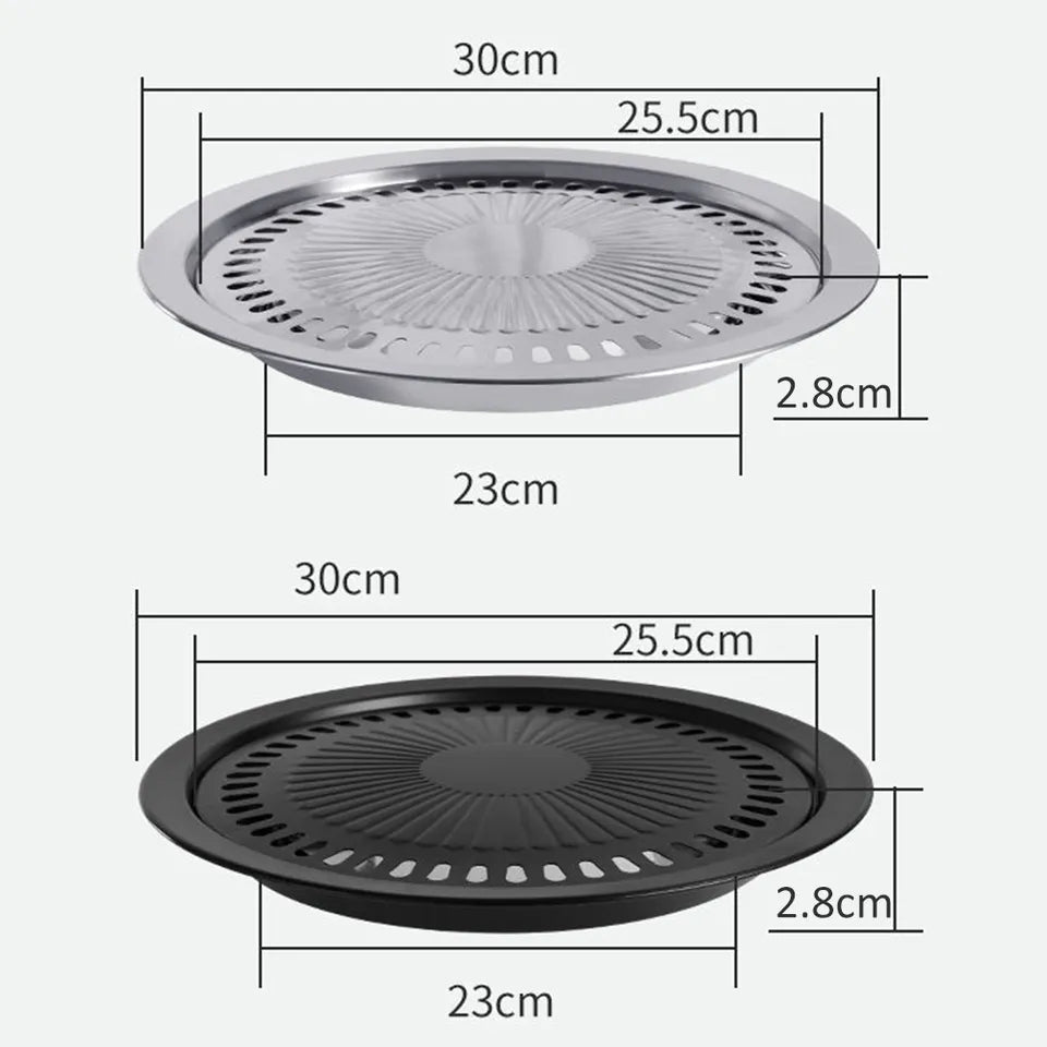 Stainless steel BBQ grill plate Myle Cart