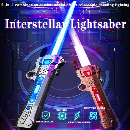 Rechargeable RGB color changing lightsaber kids toy Myle Cart