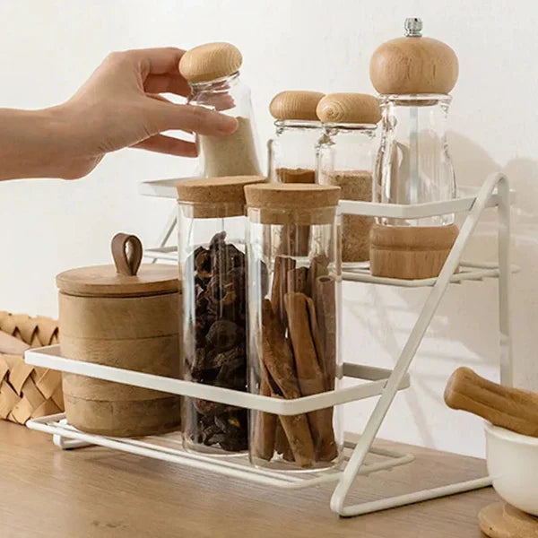 Double layer shelf rack - Two layer kitchen rack Myle Cart