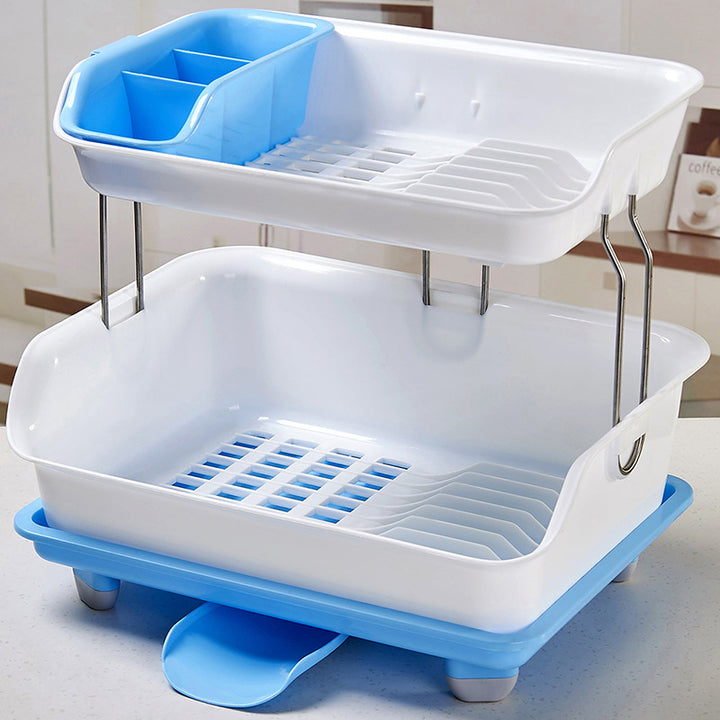 Two layer dish draining rack Myle Cart