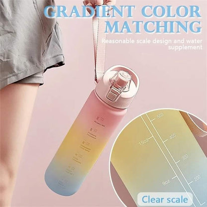 1000ML Colorful Radiant Water Bottle Myle Cart