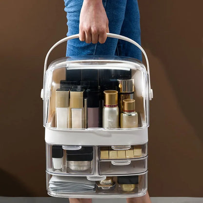 Transparent Cosmetics Storage Box