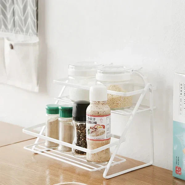 Double layer shelf rack - Two layer kitchen rack Myle Cart