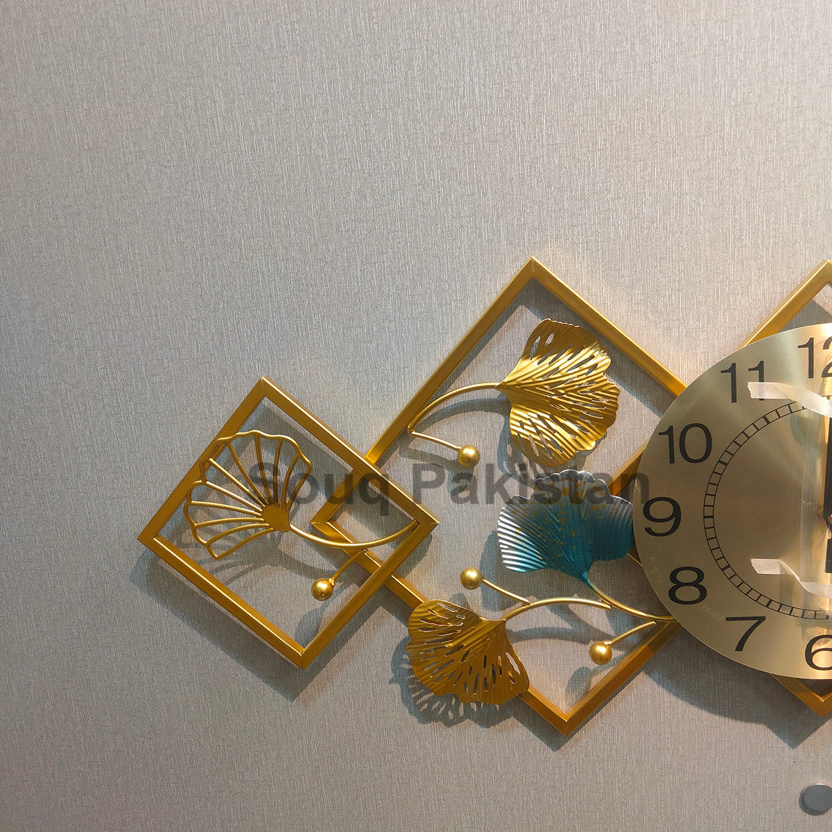 Wall Ornament imported metallic clock Myle Cart