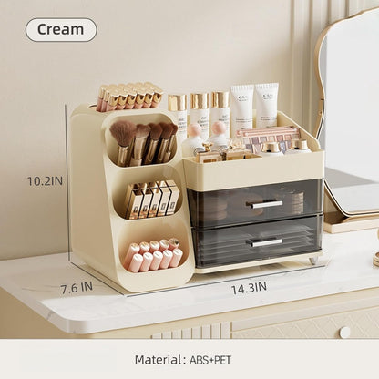 Large Capacity Countertop Makeup Organizer with Drawers