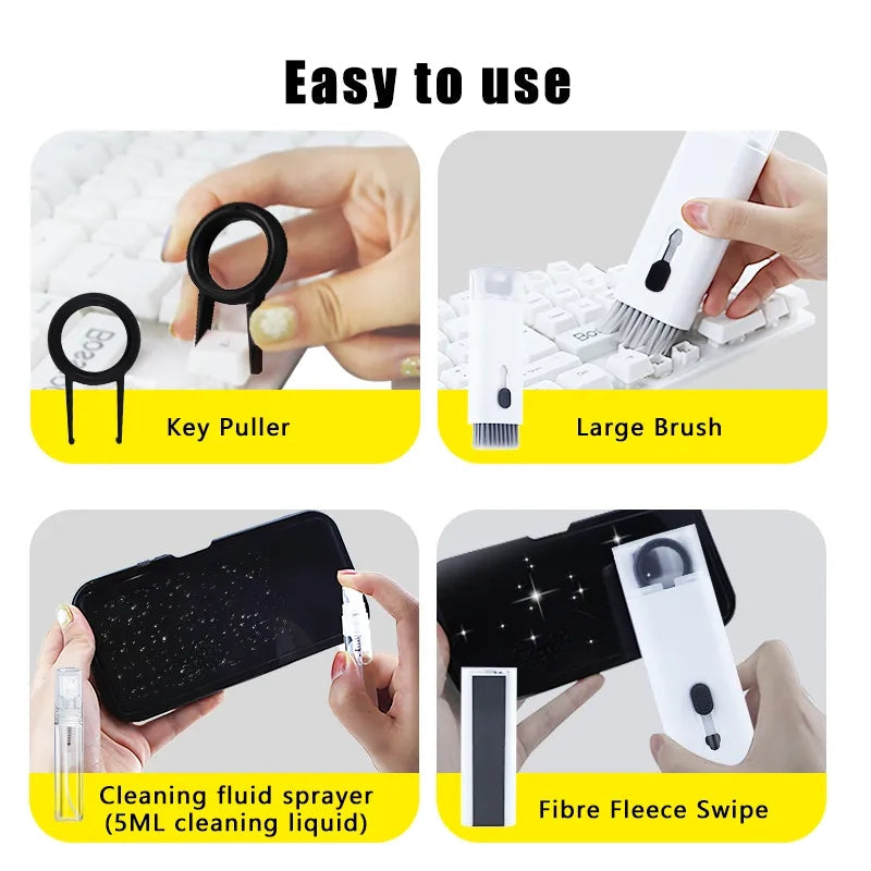 7 in 1 computer keyboard cleaner headphone cleaning kit mobile cleaning kit Myle Cart