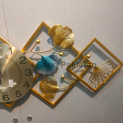 Wall Ornament imported metallic clock Myle Cart