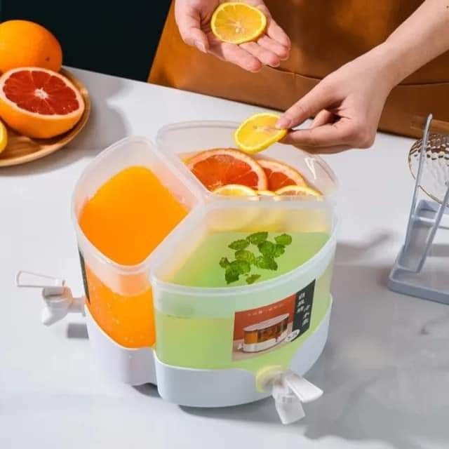 3 in 1 Juice Dispenser or Water Dispenser 5.2L Myle Cart