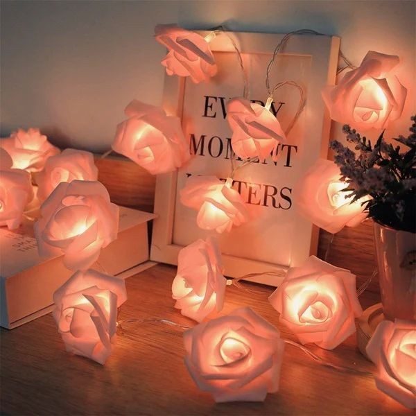 Led flower string light in different colors Myle Cart