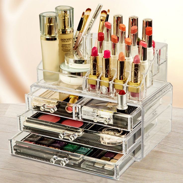 Acrylic Cosmetic Organizer With Drawer Myle Cart