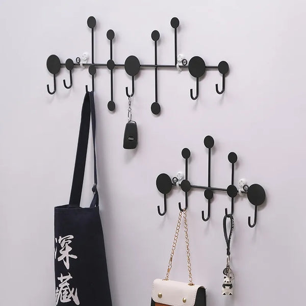 Metallic wall mounted cloth hanging holder Myle Cart