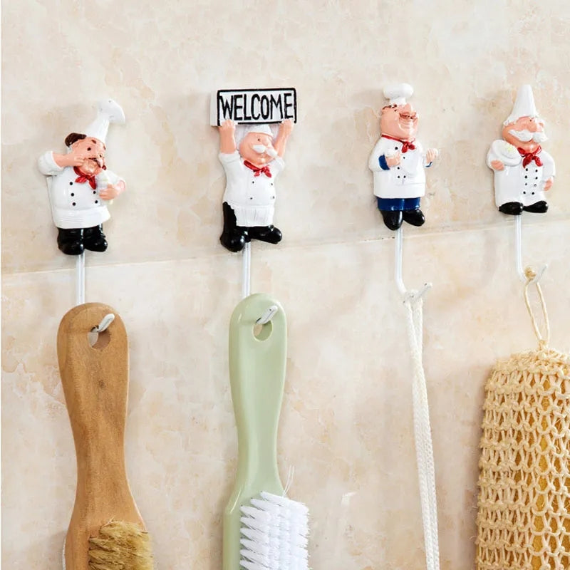 Chef hooks in Four design Myle Cart