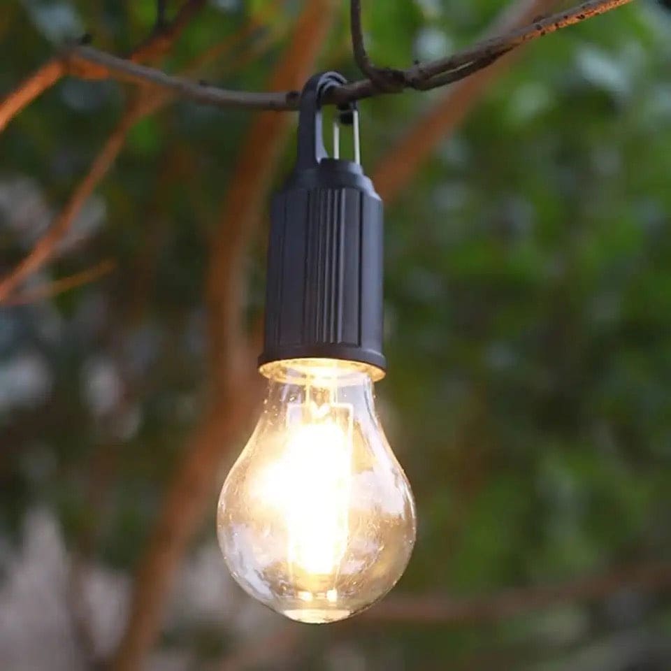 Led rechargeable bulb lamp for camping and for other multi purpose use
