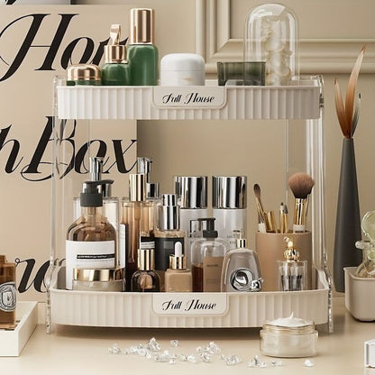 Luxury Desktop Skincare And Cosmetics Storage Organizer