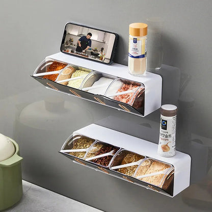 Wall mounted cover top spices rack Myle Cart