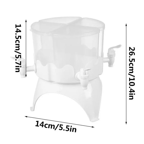 4 portion juice dispenser Myle Cart