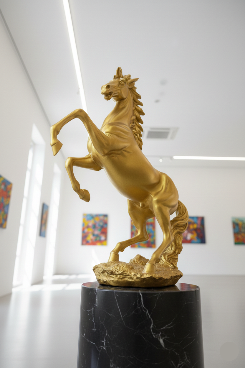 Adorable Royal Horse Statue