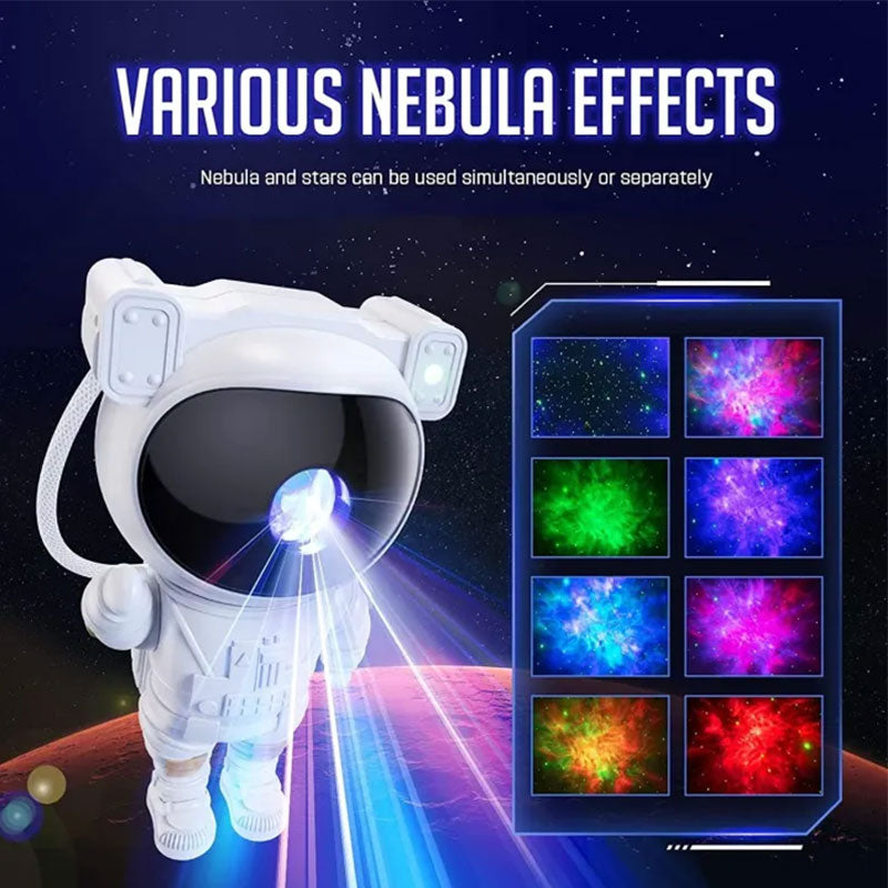 Astronaut galaxy projector lamp nebula starry night light