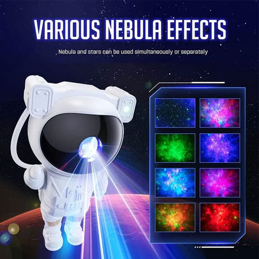 Astronaut galaxy projector lamp nebula starry night light