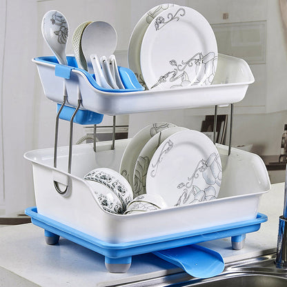 Two layer dish draining rack Myle Cart