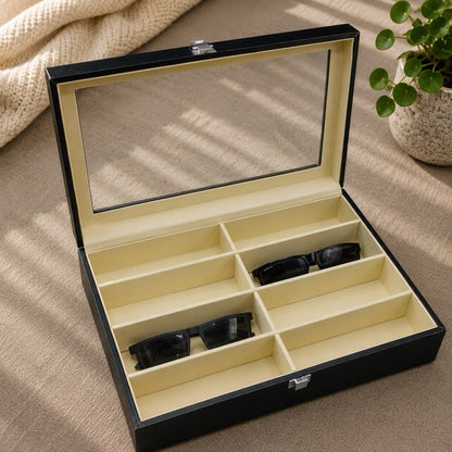 Watch & Jewellery Organizer Box | Premium Leather | 3 to 24 Grid Options