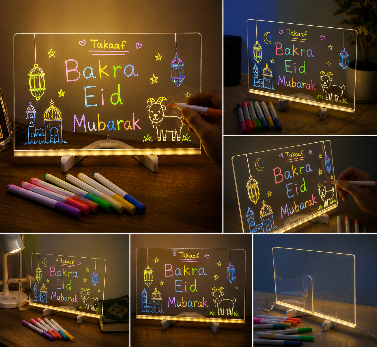 GlowBoard™ Acrylic LED Planner & Message Board
