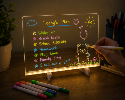 GlowBoard™ Acrylic LED Planner & Message Board