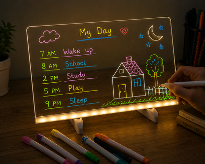 GlowBoard™ Acrylic LED Planner & Message Board