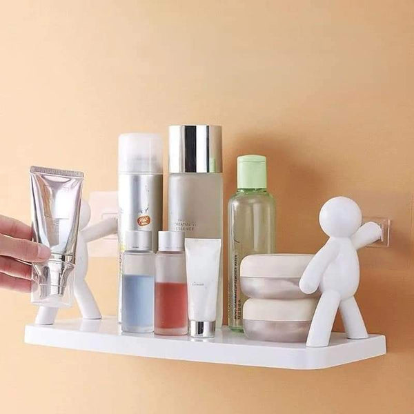 Wall Mounted man holding multipurpose organizer Myle Cart