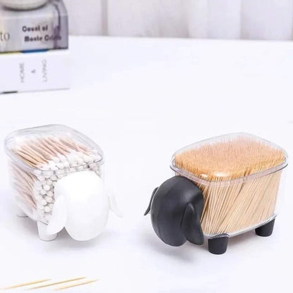 Multi purpose sheep shape holder bud holder or toothpick holder Myle Cart