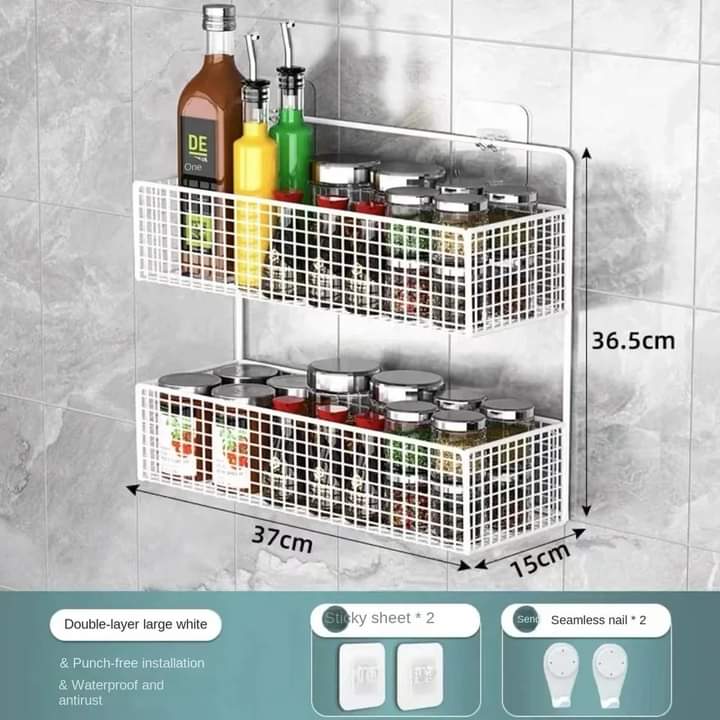 Premium Quality Two layer metallic storage rack Myle Cart