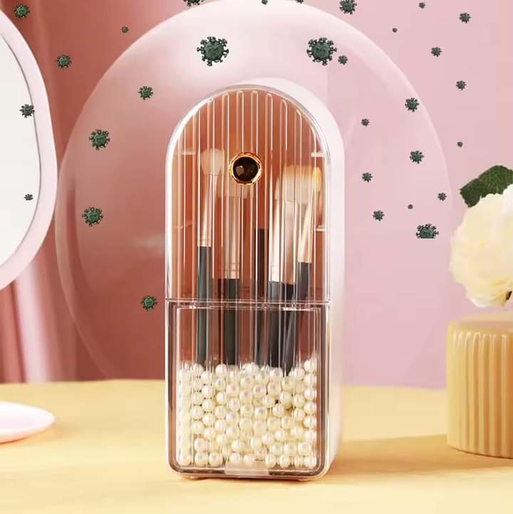 Dustproof Cosmetics Brush Holder