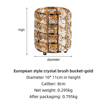 Crystal Makeup Brush Holder