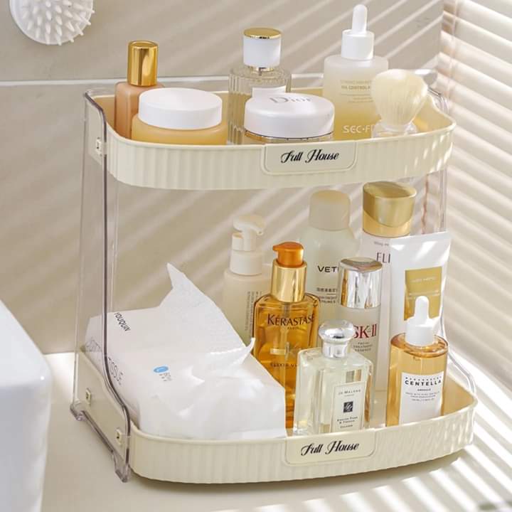 Luxury Desktop Skincare And Cosmetics Storage Organizer