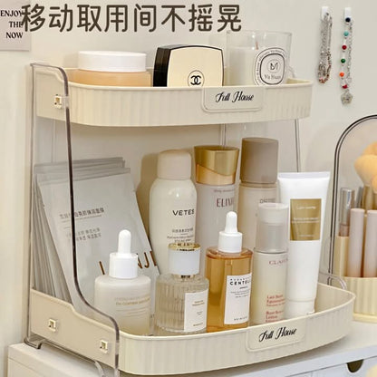 Luxury Desktop Skincare And Cosmetics Storage Organizer