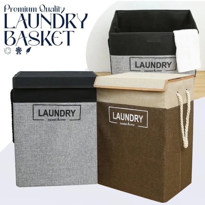 Premium Quality Laundry Basket With Lid