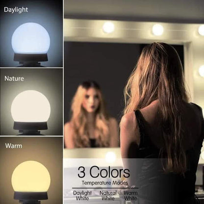 Vanity bulbs in 3 colors option Myle Cart