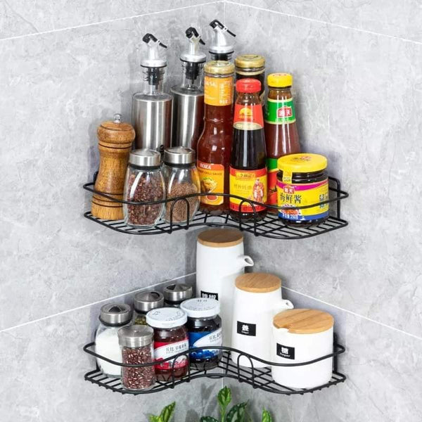 Wall corner shelf for bathroom and kitchen Myle Cart