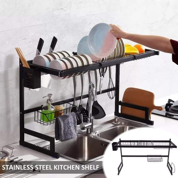 Stainless steel kitchen sink rack. Myle Cart