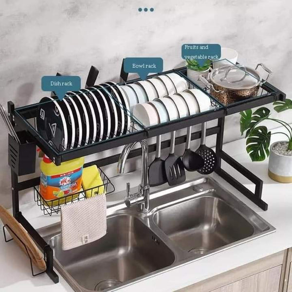 Stainless steel kitchen sink rack. Myle Cart