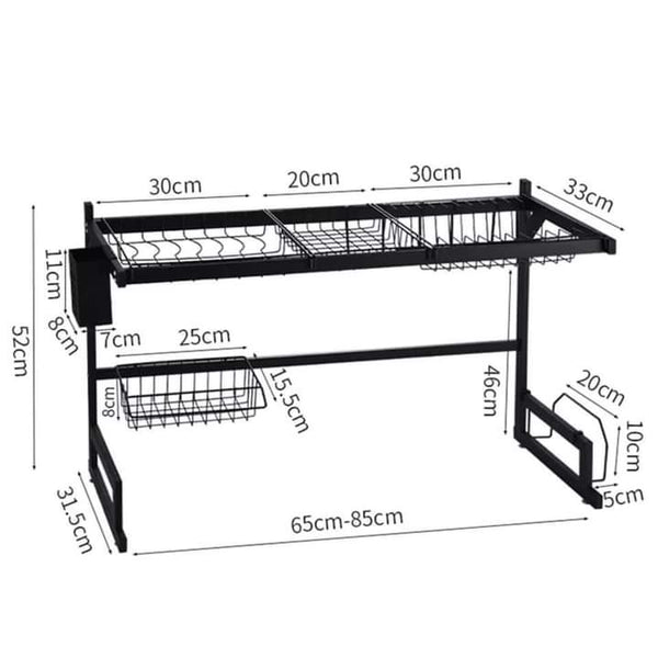 Stainless steel kitchen sink rack. Myle Cart