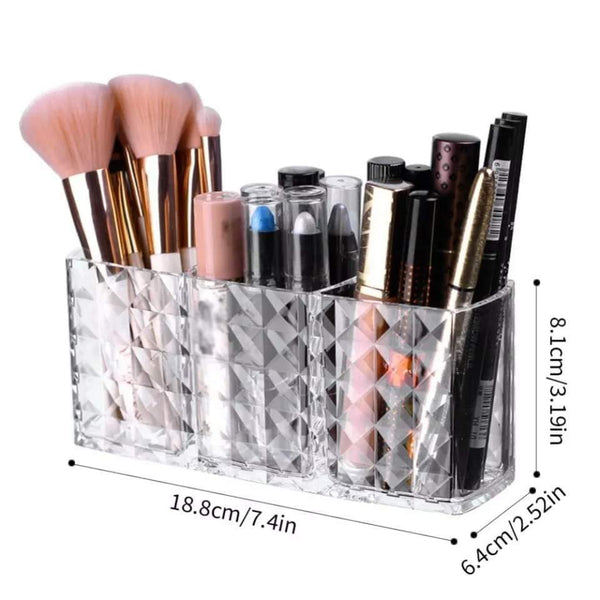 Acrylic Cut Design brush holder Myle Cart