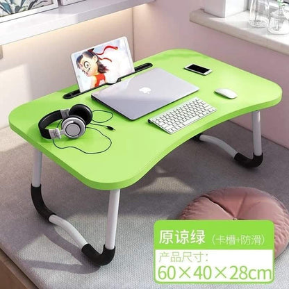 Foldable laptop table in wooden Myle Cart