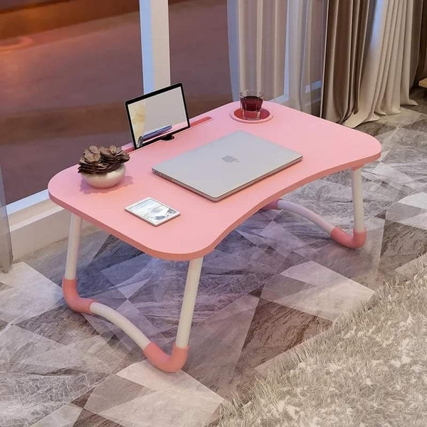 Foldable laptop table in wooden Myle Cart