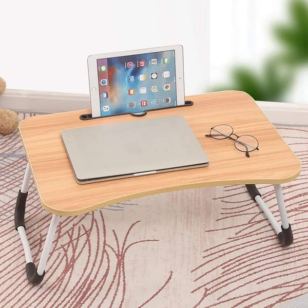 Foldable laptop table in wooden Myle Cart