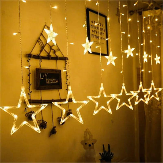 Star Curtain Lights 10ft Curtain Light Myle Cart