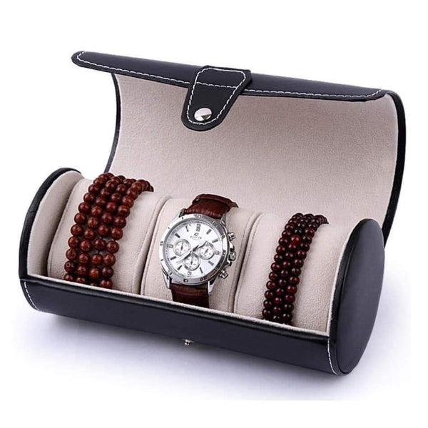 Pu leather 3 grid watch pouch Myle Cart