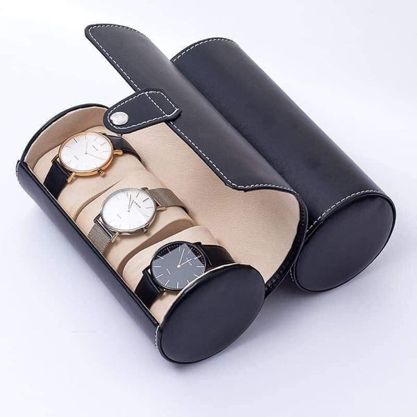 Pu leather 3 grid watch pouch Myle Cart