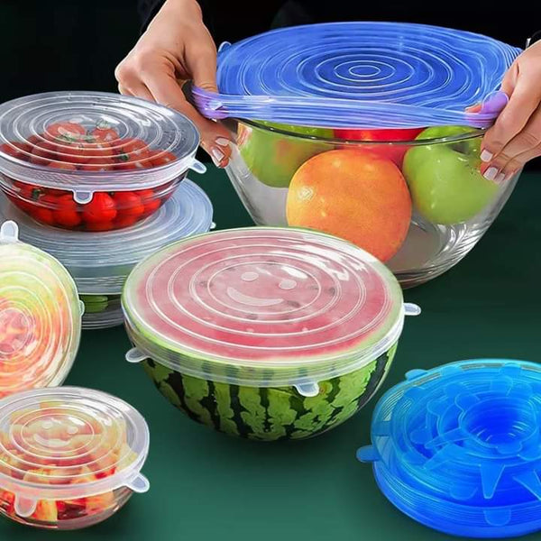 Leakproof silicon lids pack of 6 pieces Myle Cart