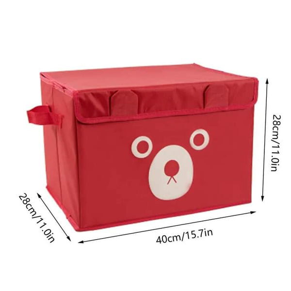 Cloth Cartoon Bear Storage Box Myle Cart